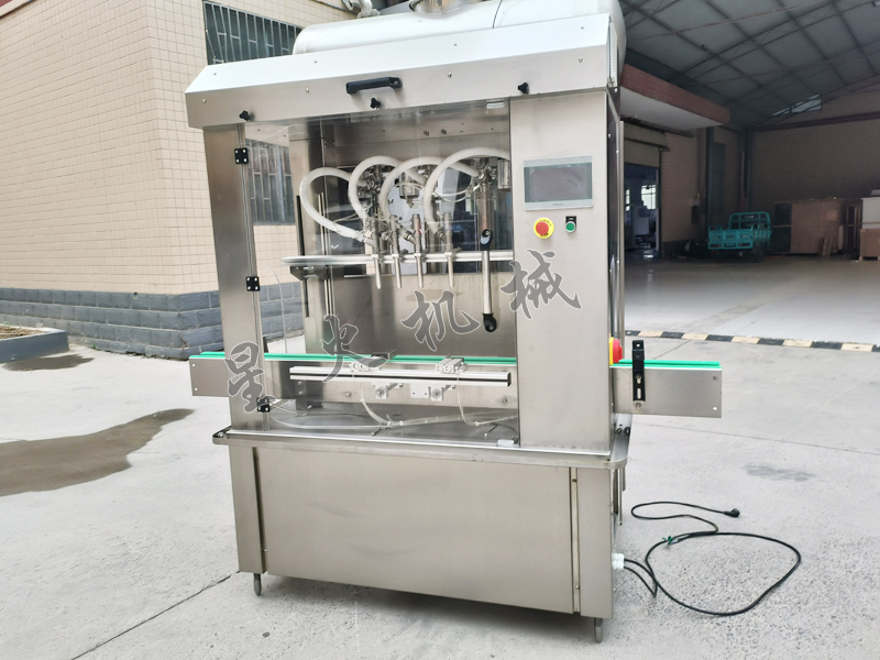 星火膏体灌装机实拍展示